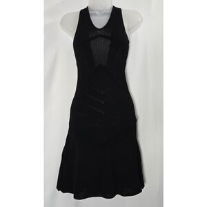 Gianni Versace Black Knit Dress